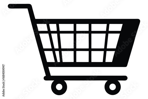 Compact Two Tiered Shopping Cart Design