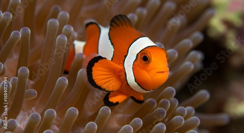 Clownfish in anemone