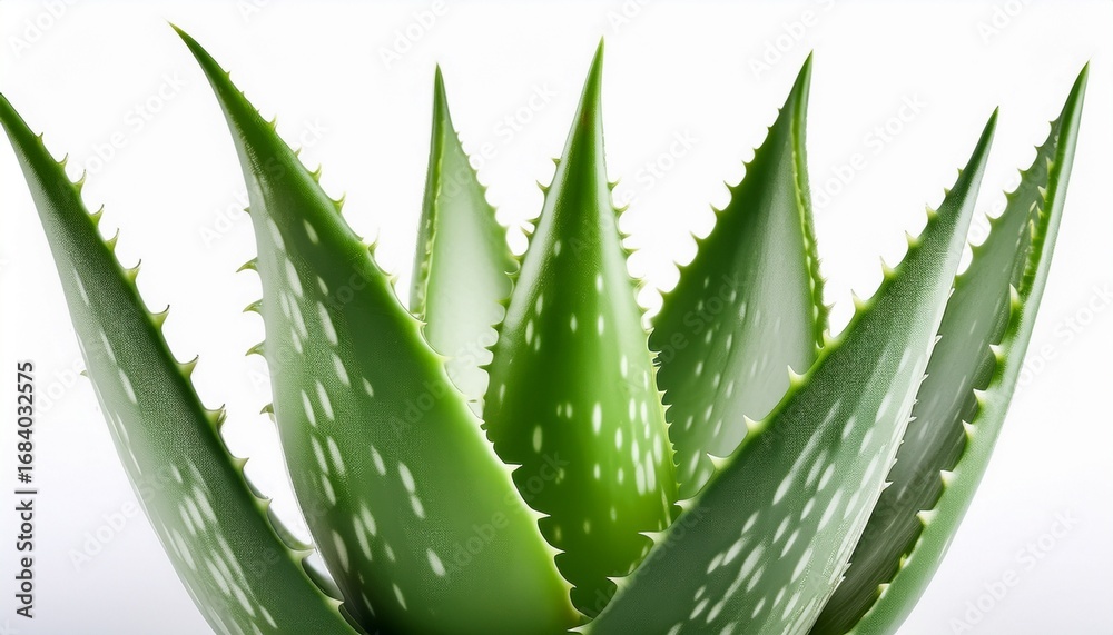 Fototapeta premium aloe vera plant isolated on white background