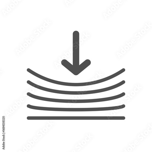 Resilience icon. Elastic icon. vector illustration.