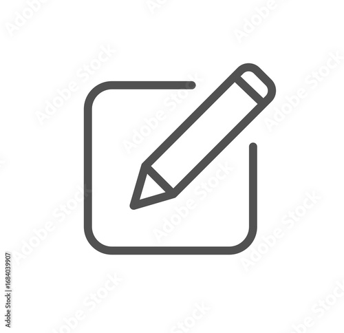 sign up icon. edit icon. edit document icon. sign up button. isolated edit text icon vector.