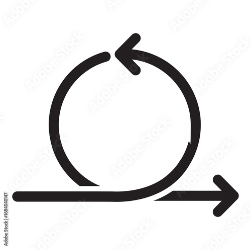 Agile icon, line vector illustration