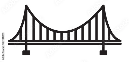 Bridge vector icon