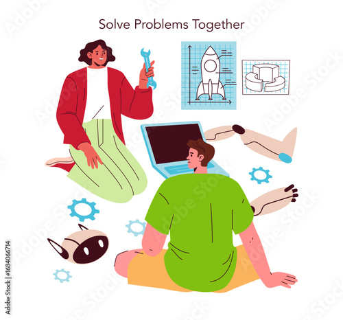 Collaborative Problem Solving and Innovation Vector