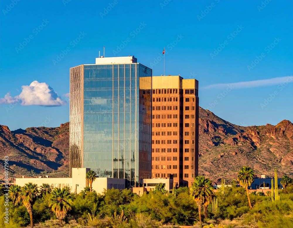 Obraz premium City skyline with modern buildings
