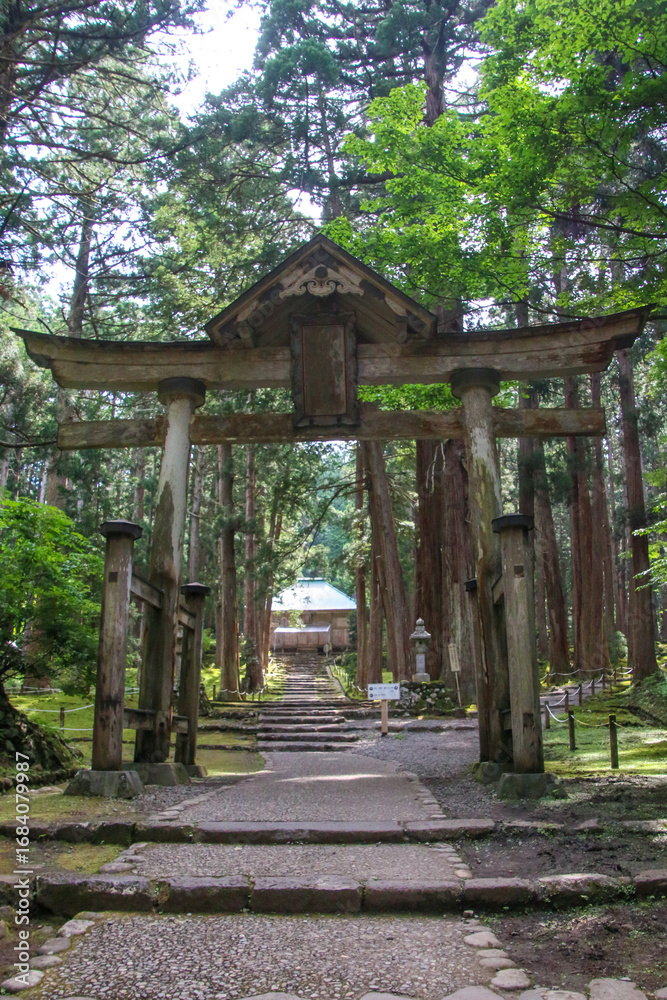 Obraz premium 平泉寺白山神社