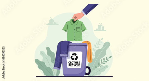 Recycling Clothes for a Sustainable Environment