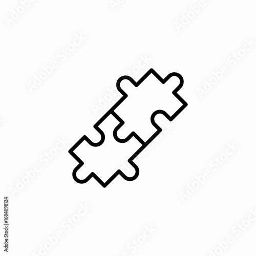 puzzle game icon sign vector