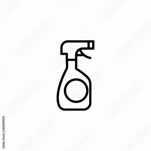 spray bottle icon sign vector