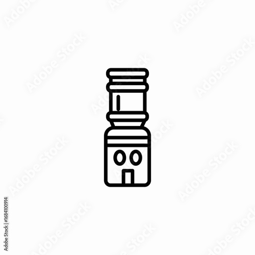 water dispencer icon sign vector
