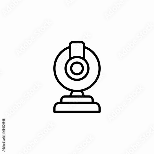 webcam device icon sign vector
