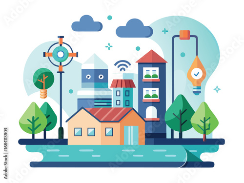 Smart flood management system enhancing urban resilience and city safety through technology