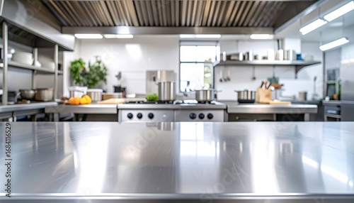 Commercial kitchen countertop