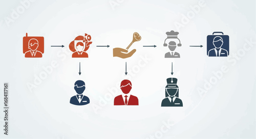 National date nut bread day september 8  hotel staff workflow diagram showing key handover and customer service process for hotel management team vector