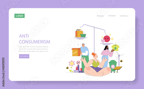 Anti-Consumerism Concept with Balanced Lifestyle Elements
