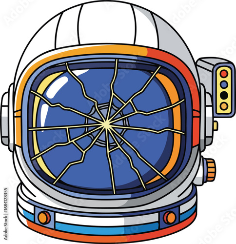 shattered space helmet a visors broken dream of cosmos