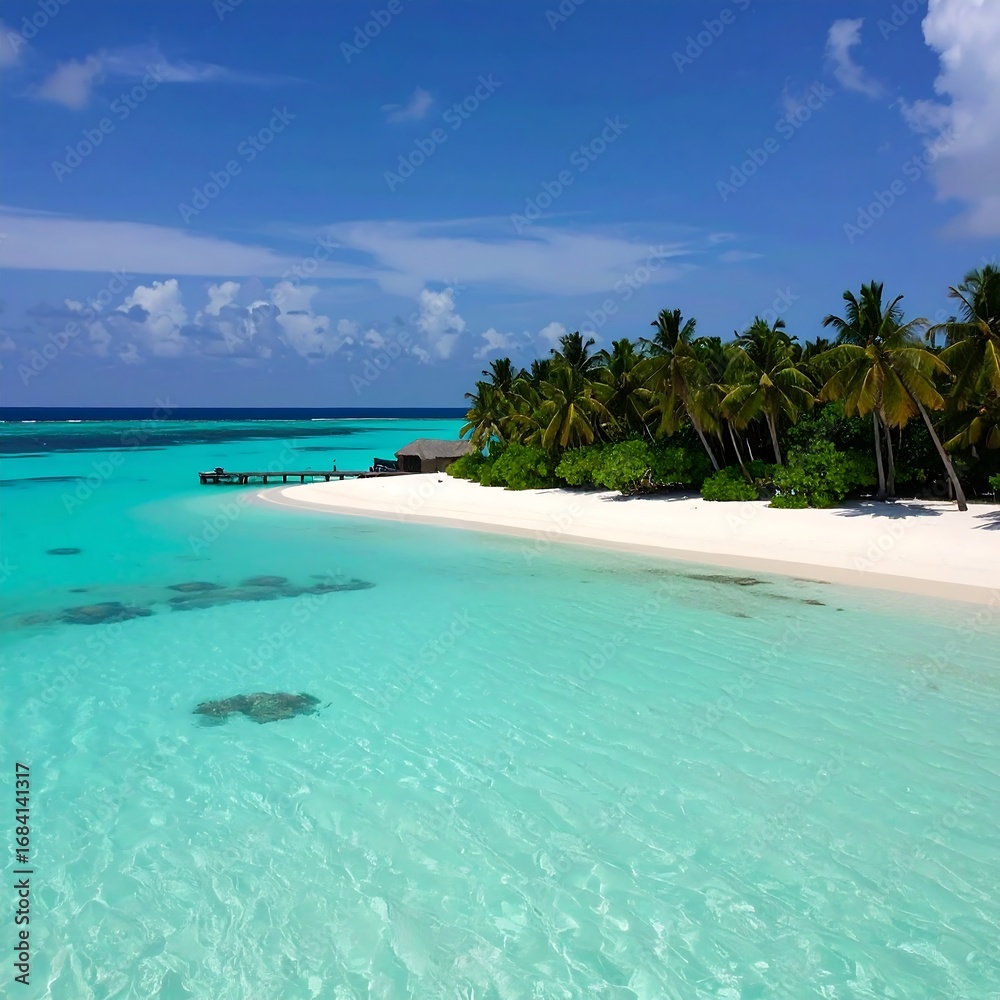 Fototapeta premium Tropical beach paradise