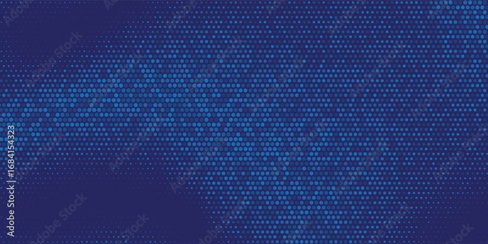 Fototapeta premium Dot white blue wave light screen gradient texture background. vector eps 10