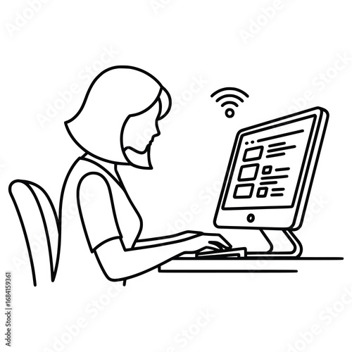 Digital Workstation Icon Generative AI