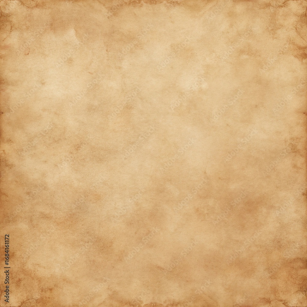 Obraz premium Parchment Texture with Warm Beige Tones and Faded Edges for Vintage Invitations