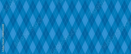 Bavarian Blue Argyle Vector Pattern. Oktoberfest Background. Seamless Pattern Tile.