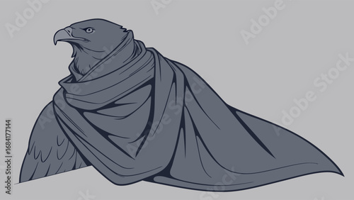 Majestic Raptor in a Wrap.