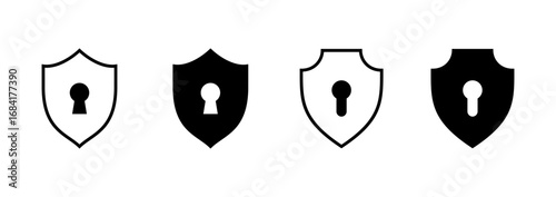 Security icon vector. protection sign and symbol. privacy. vpn