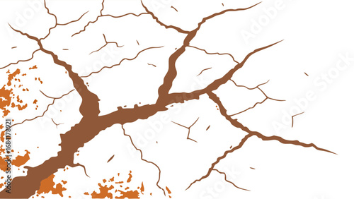 Cracked Earth Texture Pattern.