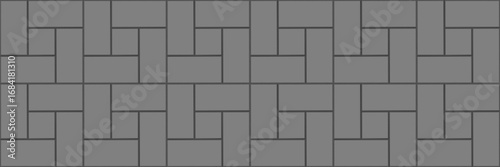 silhouette Pinwheel tiling seamless pattern