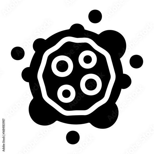 cancer cell Solid icon