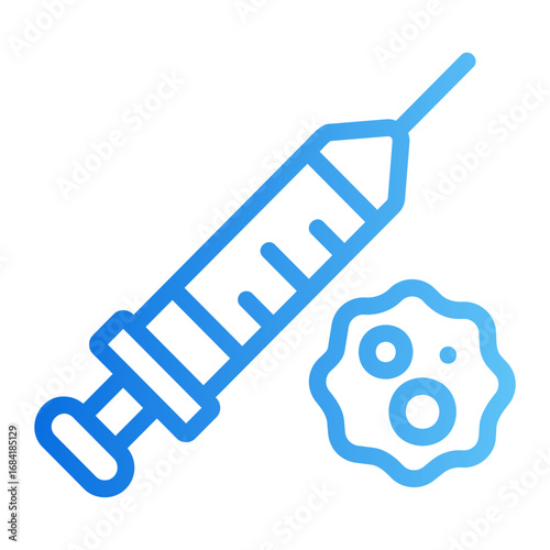 hormonal theraphy Gradient icon