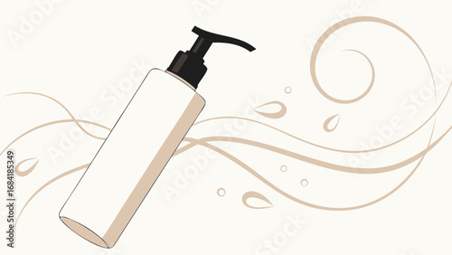 Cosmetic Dispenser Bottle.