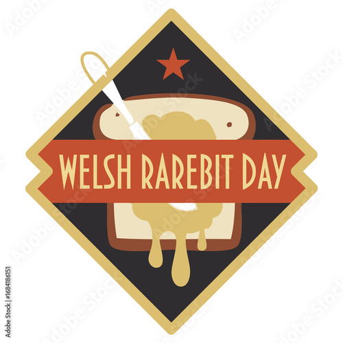 Sticker Welsh Rarebit Day