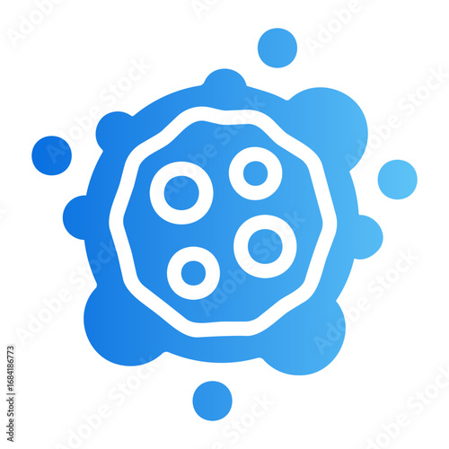 cancer cell Gradient icon