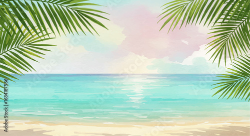 palm tree on the beach