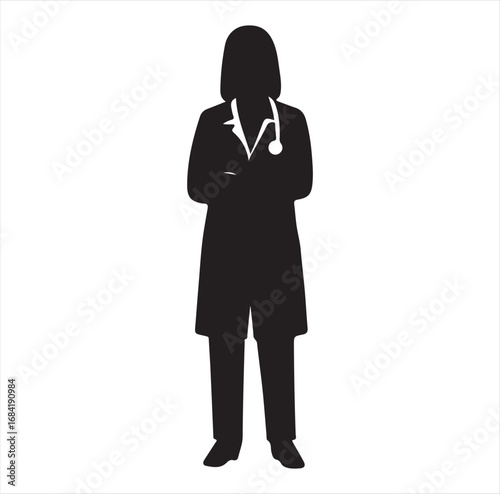 doctor  vector silhouette