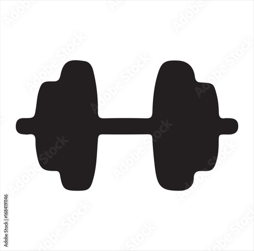 gym vector silhouette