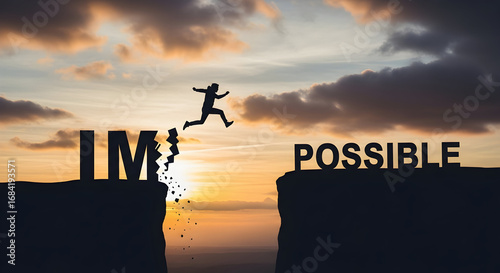 Impossible to possible motivation overcoming obstacles success mindset achievement goals inspiration challenge journey