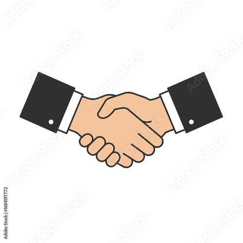 business handshake vector