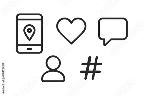 Sacred Icon Set, Outline Vector Illustrations of Ancient Inscriptions, Chiseled Runes, Scroll Fragments, Illuminated Manuscripts, Etched Pillars on Transparent Background