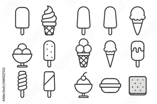 Tie Outline Collection, Simple Linear Icons with Editable Stroke for Websites, Books, Cards, Apps, Vector Cartoon Illustration Set with Transparent Background Design