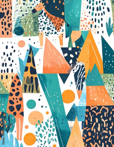 Abstract animal pattern