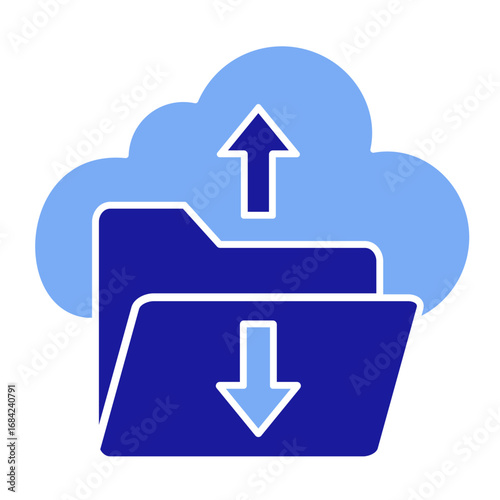 Cloud Service  Icon Set Multiple Style Collection