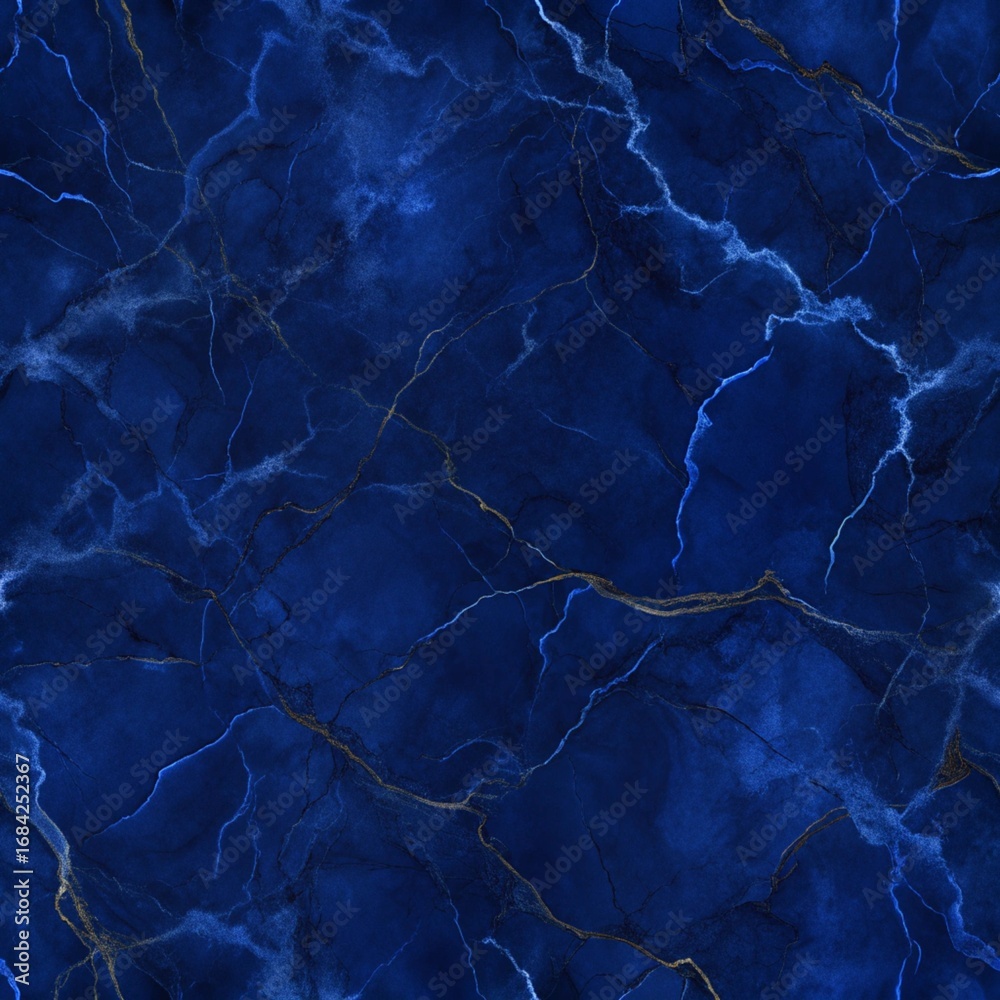 Naklejka premium Marble Texture with Deep Sapphire Blue Patterns for Elegant Book Covers
