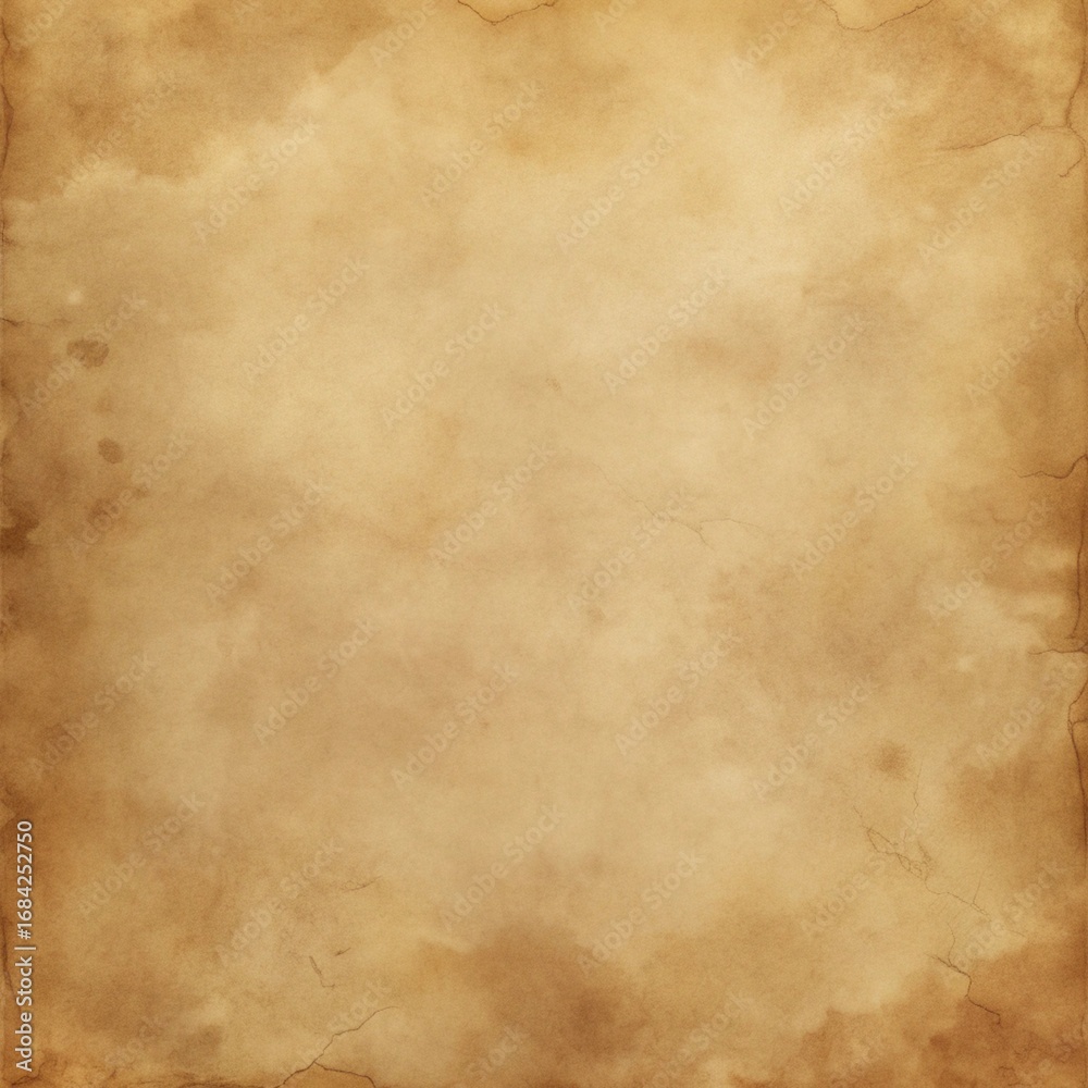Obraz premium Parchment Texture with Warm Beige Tones and Faded Edges for Vintage Invitations
