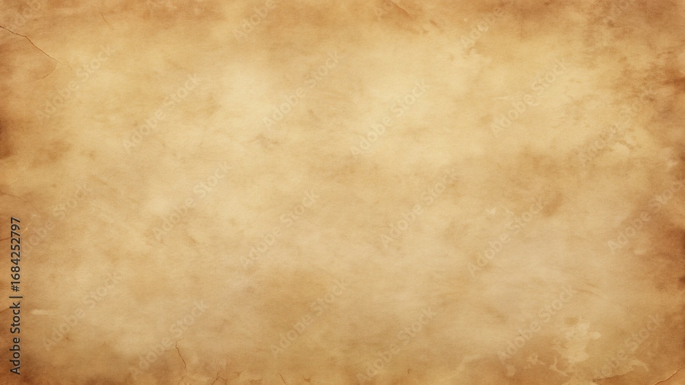 Obraz premium Parchment Texture with Warm Beige Tones and Faded Edges for Vintage Invitations