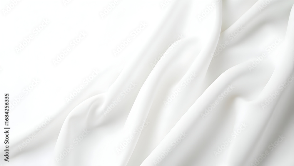 Obraz premium pure white voile fabric