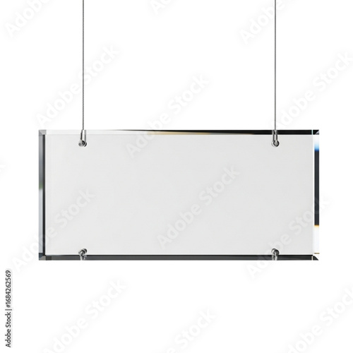 Modern, minimalist 3D glass plate, perfect for mockups, branding and personal or professional projects, isolated on a solid white background.