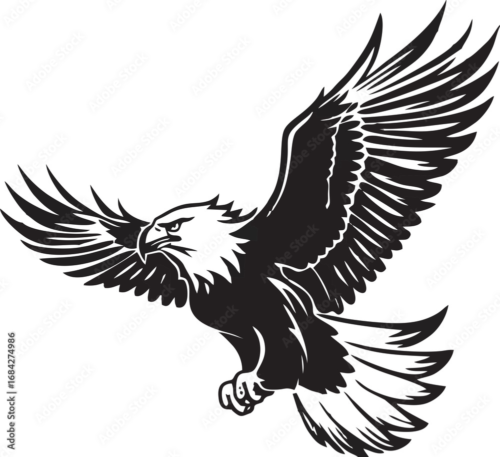 Fototapeta premium eagle vector illustration