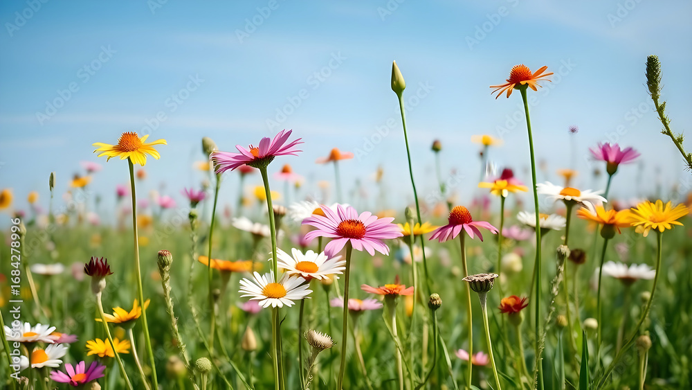 Fototapeta premium field of daisies